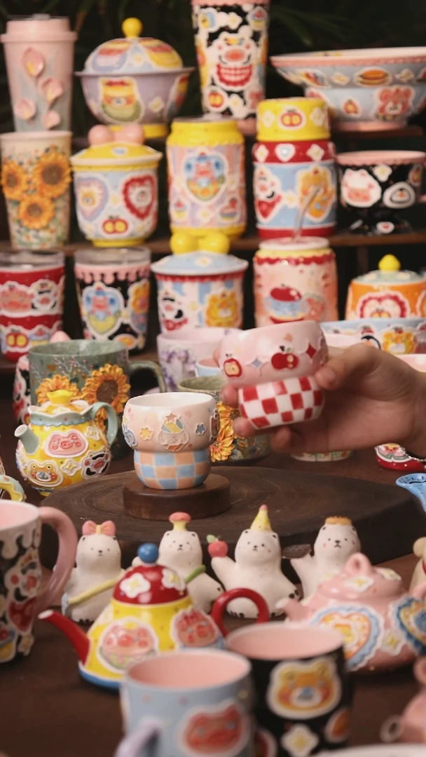 杯子景德镇原创手作陶瓷