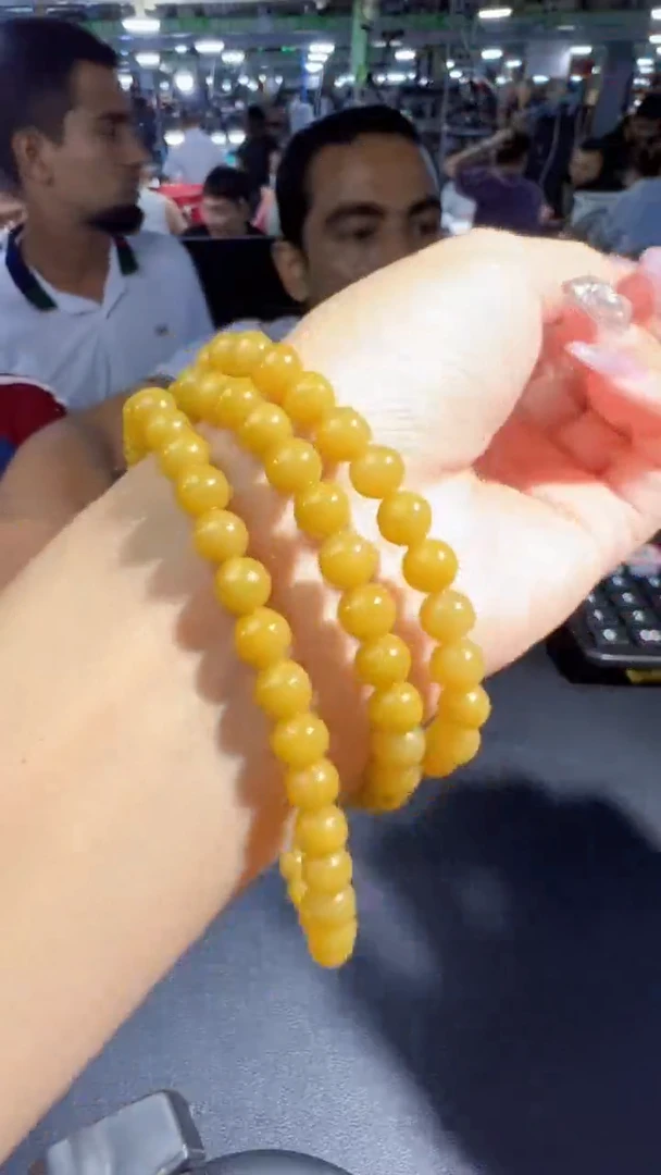 定制翡翠未镶嵌珠链1