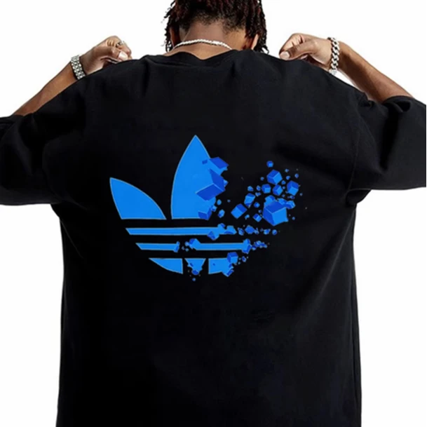 【一折专区】棉T恤短袖圆领宽松夏季情侣百搭短袖-时光