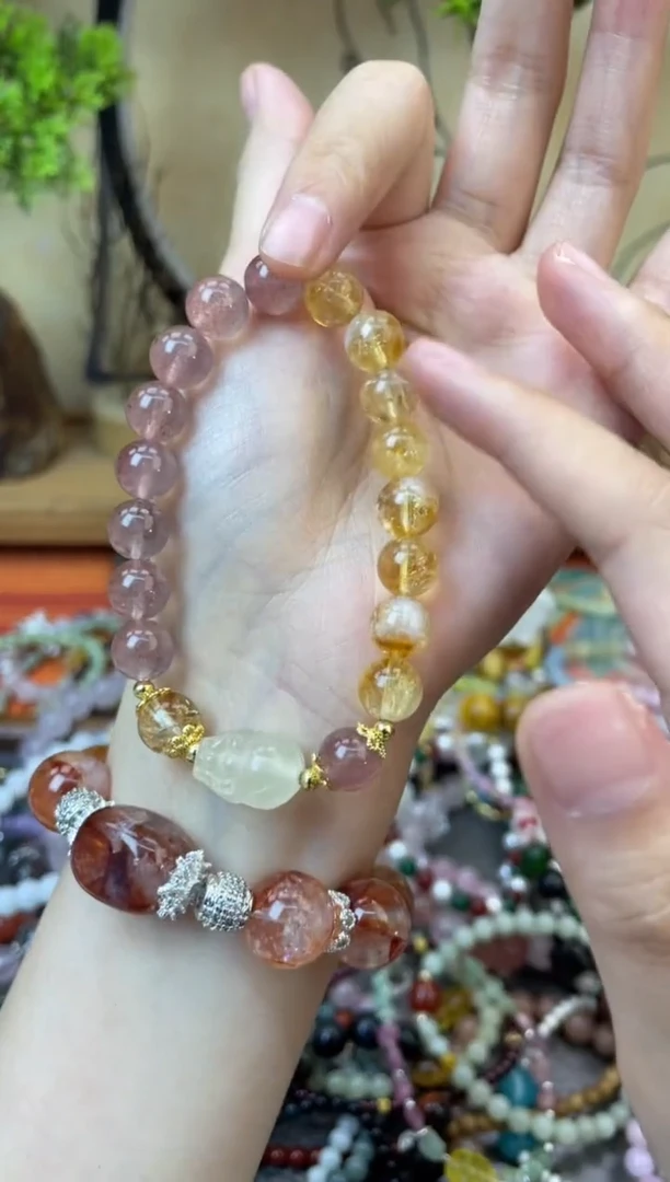 【闪购商品】黄晶手链未镶嵌199手串