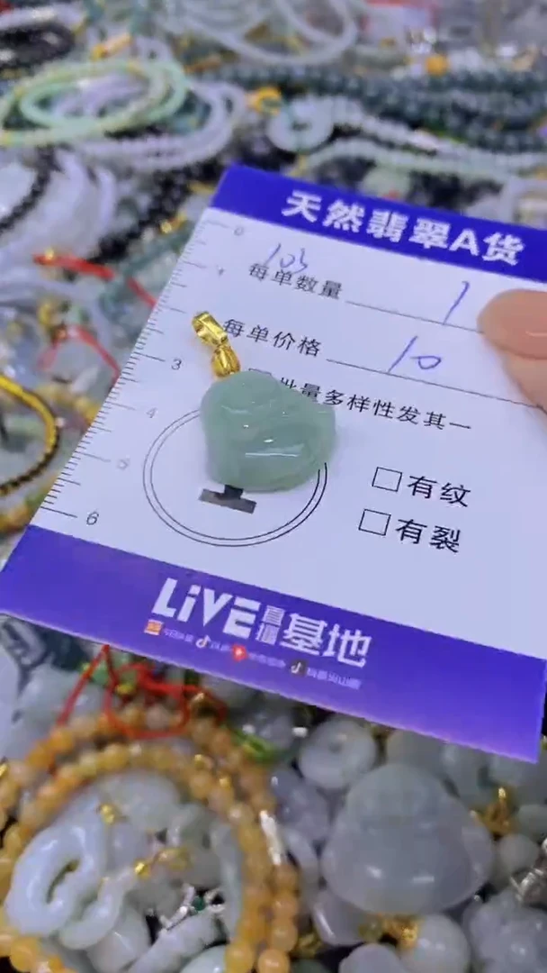 翡翠未镶嵌颈饰天然翡翠A货批量多样性发一件