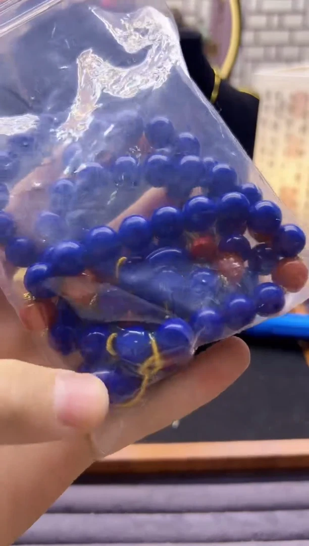 【闪购商品】青金石耳饰14K金镶嵌S206