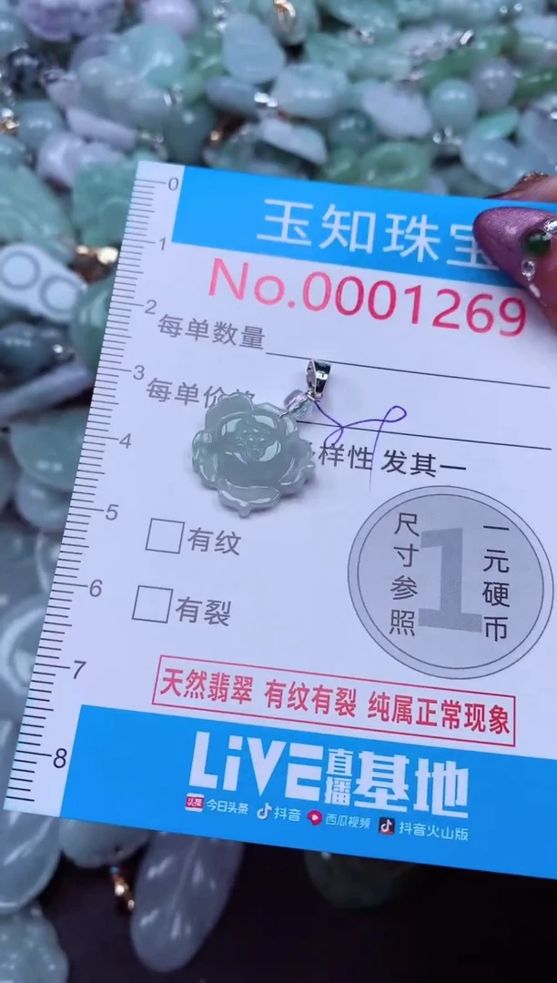 吊坠(不含链)未镶嵌翡翠1269