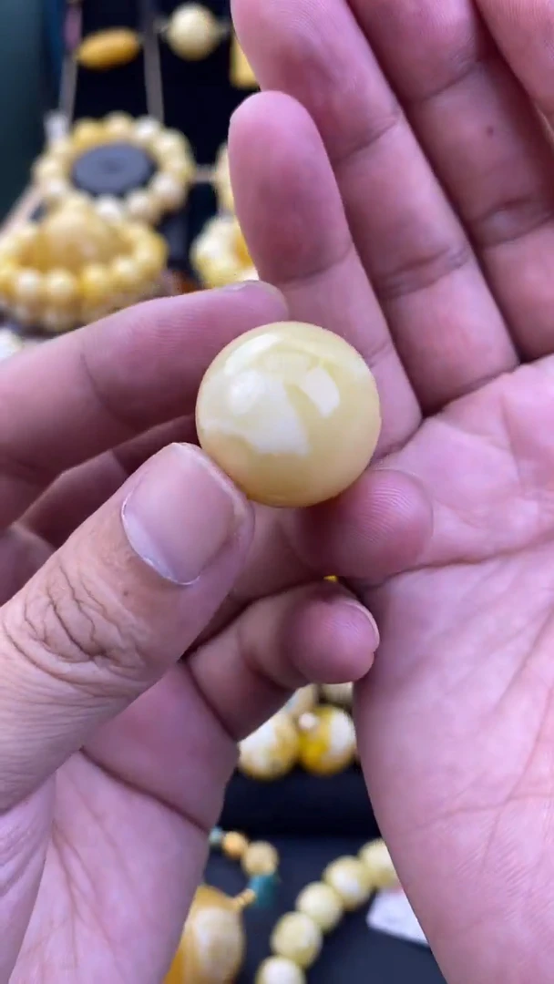 未镶嵌琥珀裸石蜜蜡.8/21.8mm
