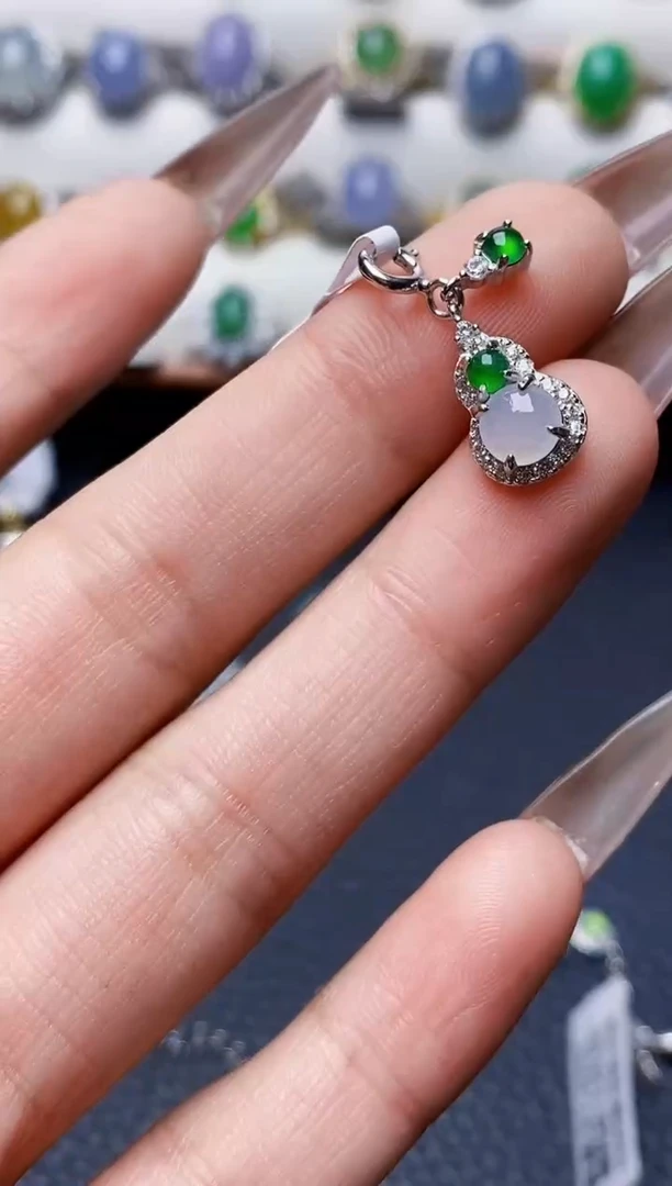 银S925镶嵌戒指翡翠6222