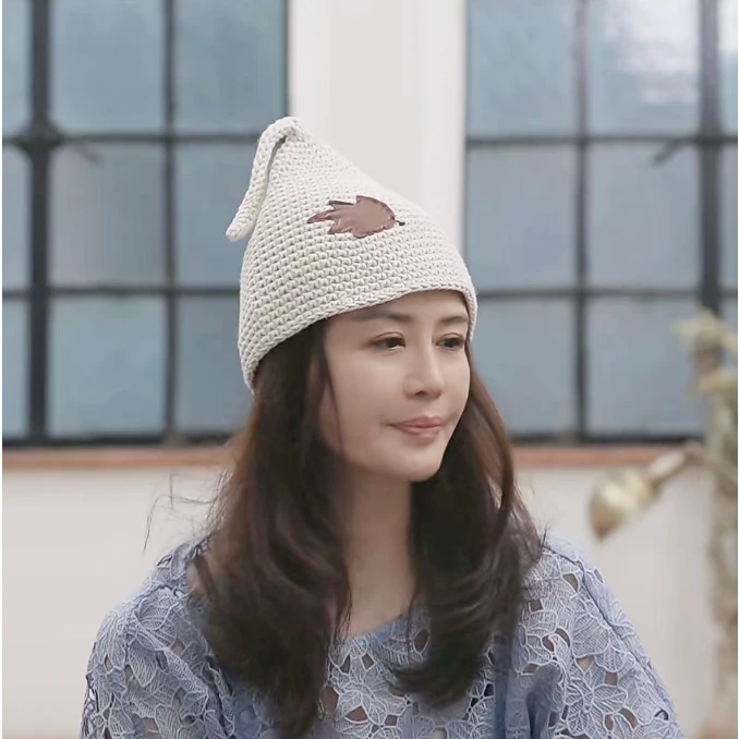 枫叶编织帽王璇原创设计