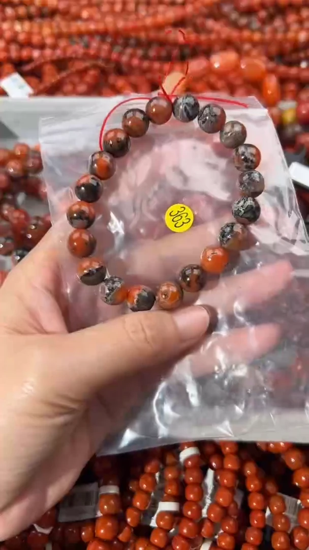 南红玛瑙手串未镶嵌10