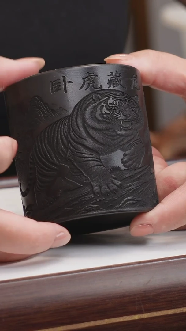 茶壶紫砂卧虎藏龙杯