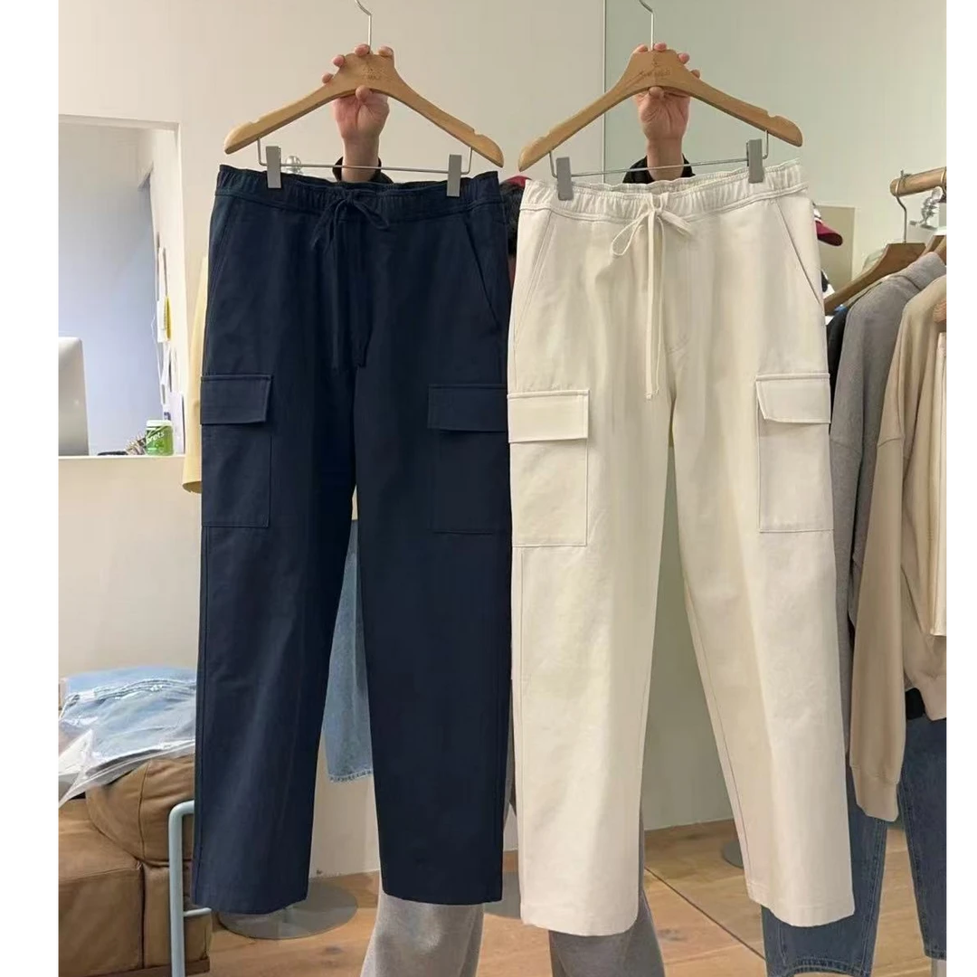 东大门TA侧口袋直筒工装裤/NO退换