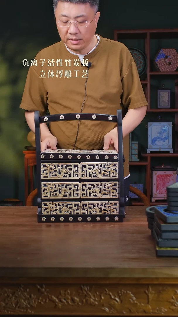M*壹藏贰宝牙雕大提梁