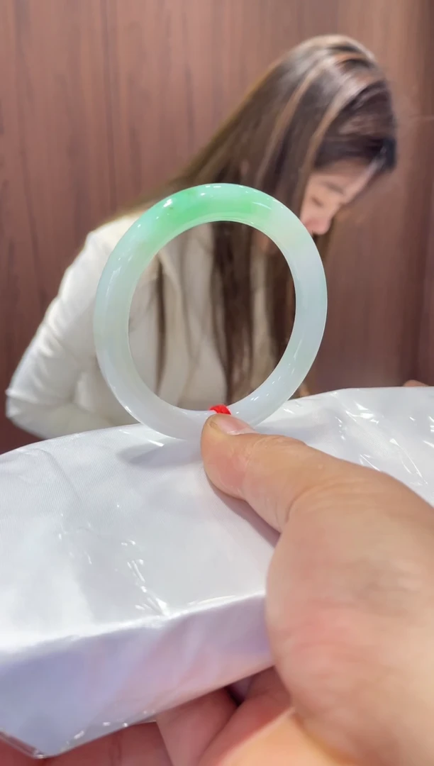 【闪购商品】翡翠手镯未镶嵌10125-天然翡翠a货56-57圈口