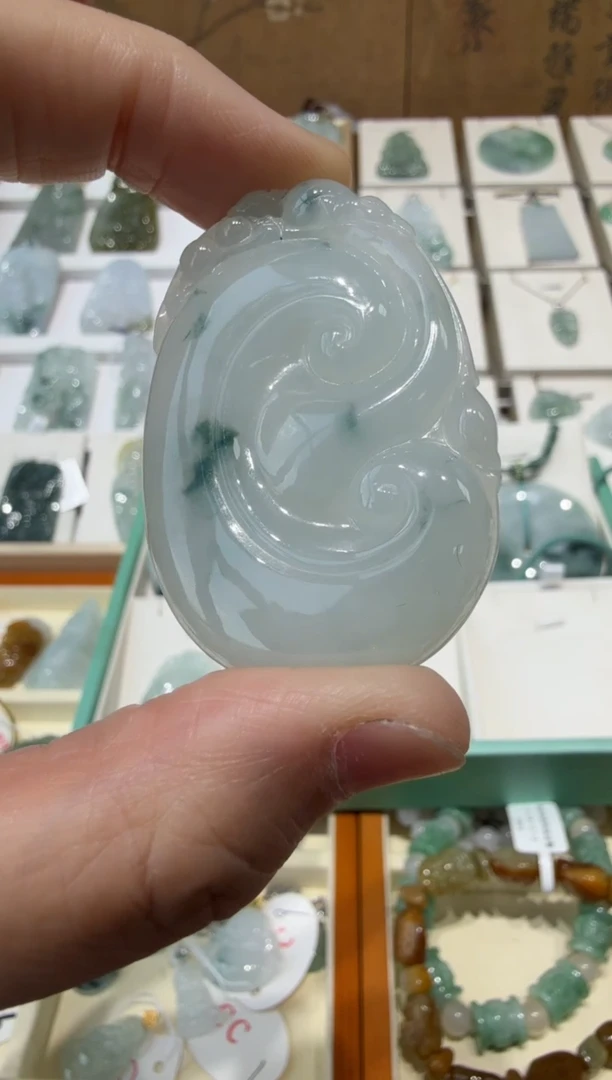未镶嵌挂件翡翠A货翡翠多样性孤品