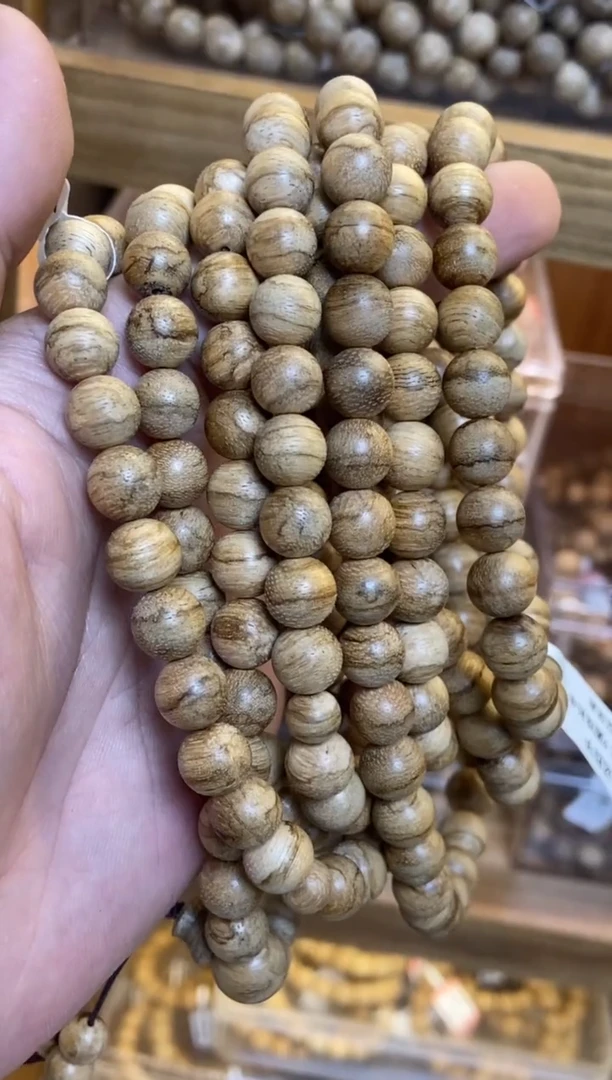沉香手串达拉干圆珠长串0.9多样性发其一