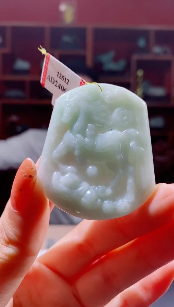 翡翠未镶嵌颈饰FS0603003
