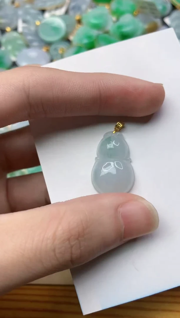 【闪购商品】翡翠颈饰18K金镶嵌1...........