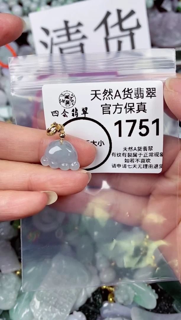 【闪购商品】翡翠颈饰未镶嵌天然A货翡翠1751