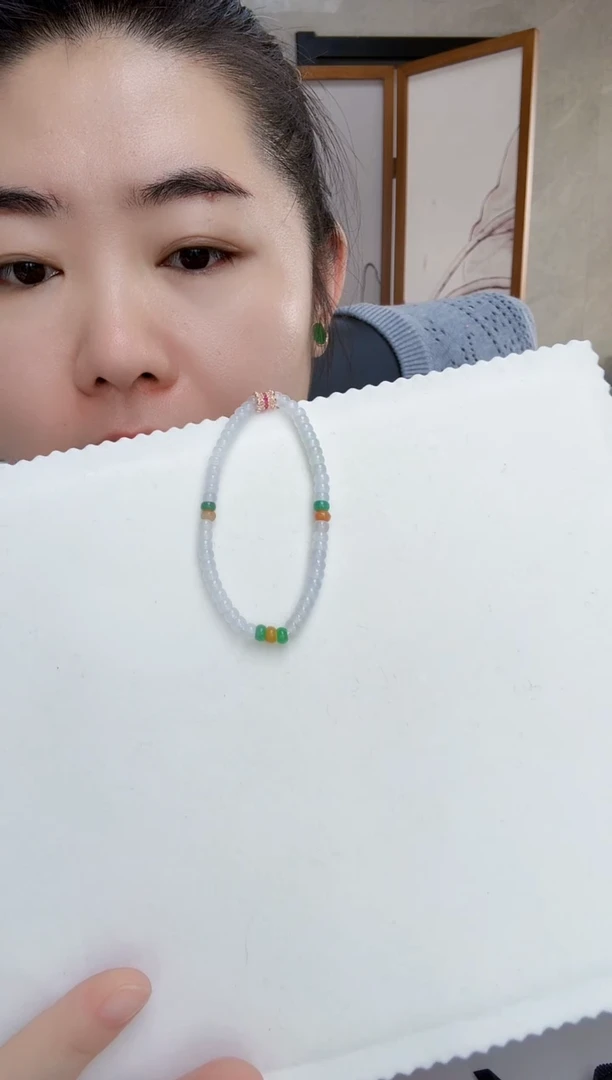 吊坠(不含链)未镶嵌翡翠翡翠珠珠手串单圈