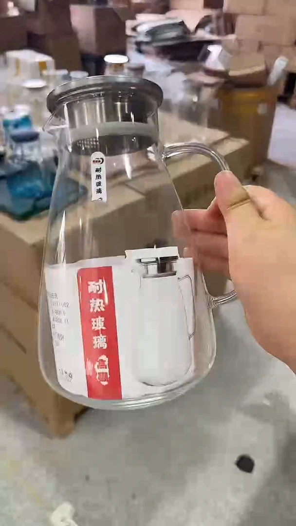 水晶玻璃盖子款2200毫升