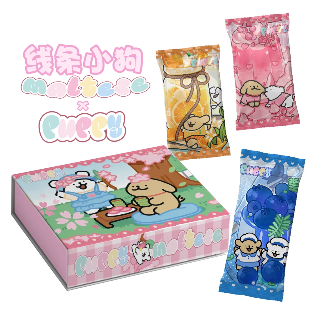 【拆卡】Puppy·线条小狗·第二弹·夏日生花·卡牌收藏盲盒（默认代拆）