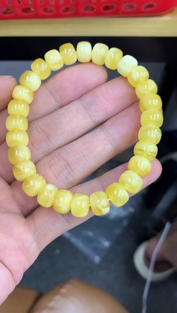 裸石蜜蜡未镶嵌手串
