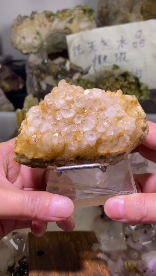 未镶嵌珠宝半成品水晶57号218g莫奈晶簇四川美姑超七花园水晶