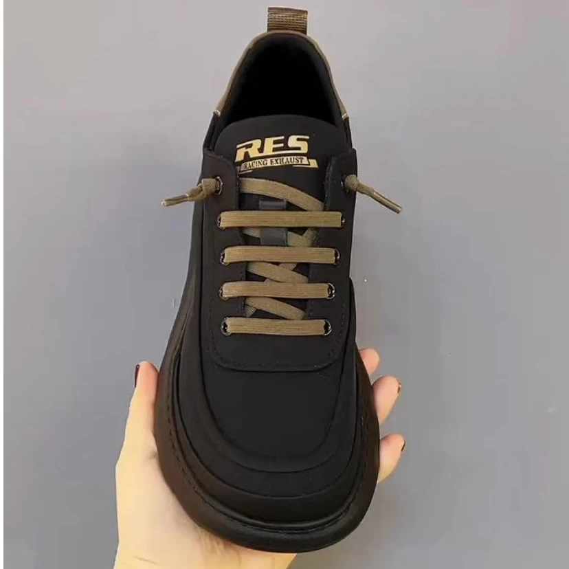新款高品质科技布休闲百搭男鞋