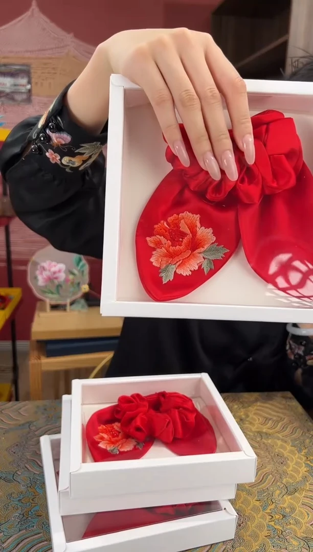 【闪购商品】刺绣苏绣桑蚕丝手工绣刺绣发带