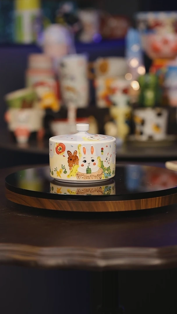 【闪购商品】摆件景德镇釉下彩绘设计师款式陶瓷