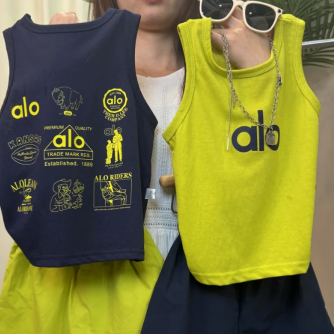 2025新款男童女童夏季时尚字母无袖背心清凉舒适必备