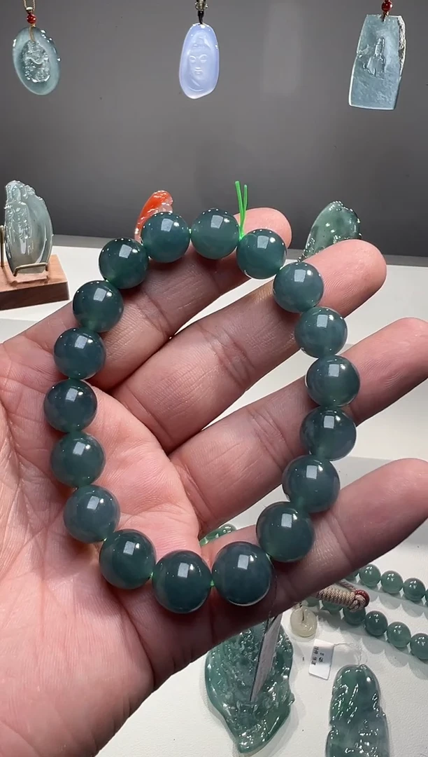 未镶嵌手链翡翠手串
