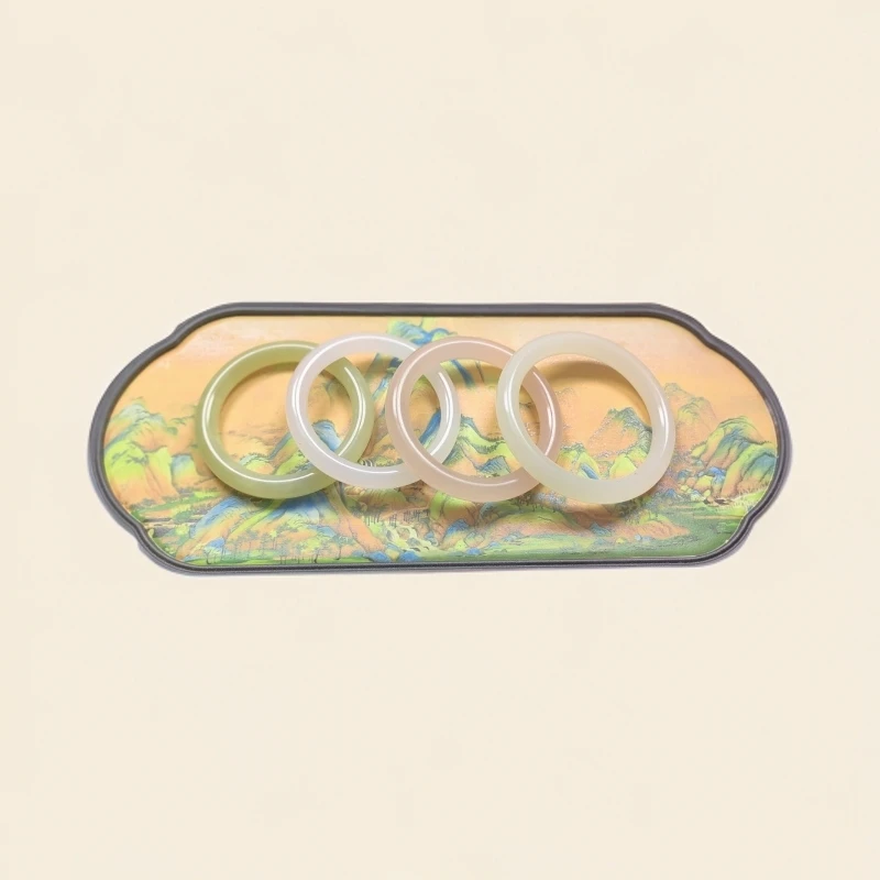 编号：028圆条 西柚粉 青提葡萄肉 白月光手镯多样性发货拍一发一