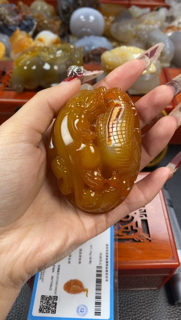 【闪购商品】玛瑙/玉髓手把未镶嵌1