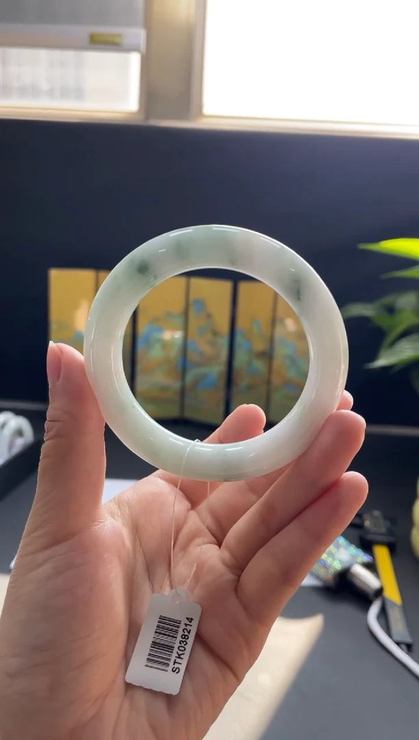 未镶嵌手镯翡翠12#天然缅甸A货翡翠手镯53-55圈口