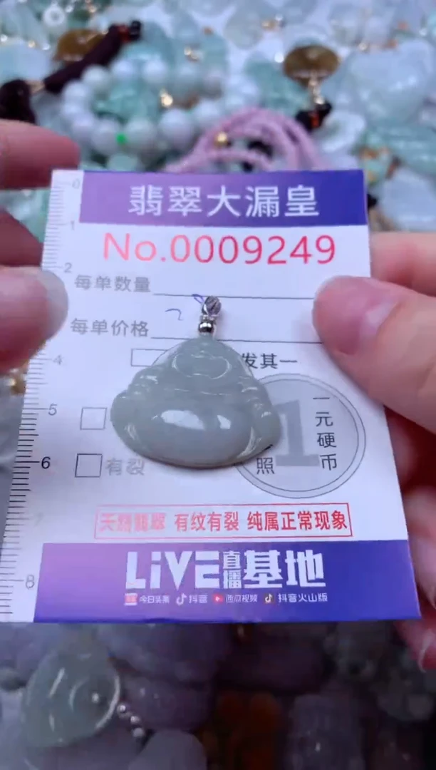 吊坠(不含链)未镶嵌翡翠9249
