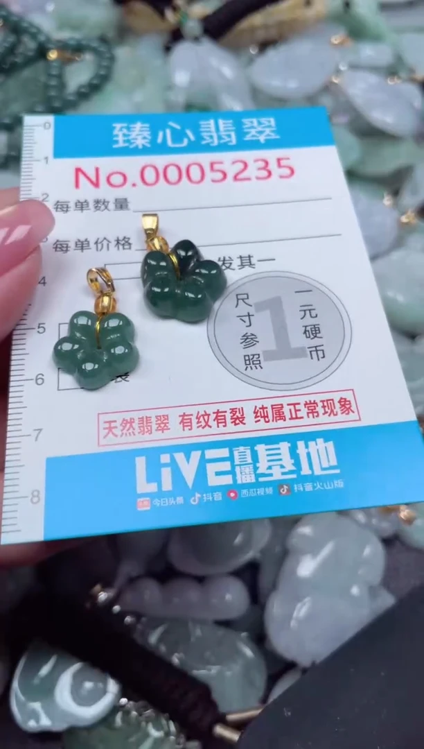 颈饰未镶嵌翡翠5235