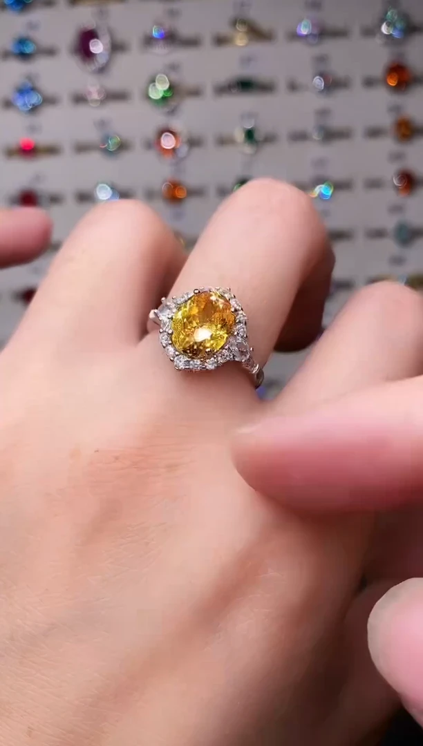 5克拉碧玺（处理）欧美风戒指