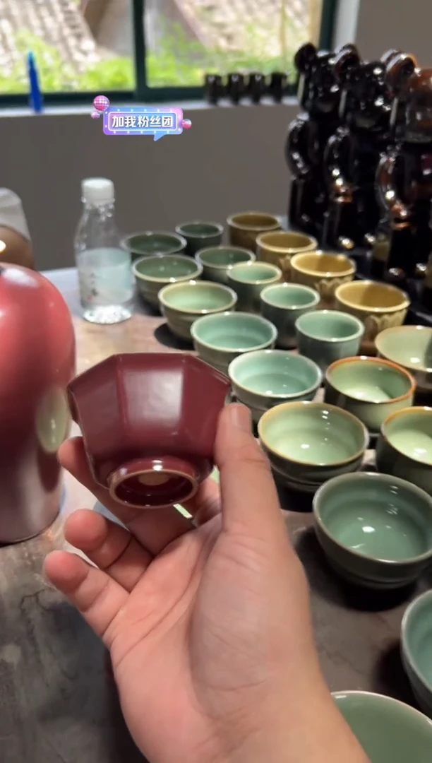 （预售）陈慧芳柴烧晓色云开八方杯