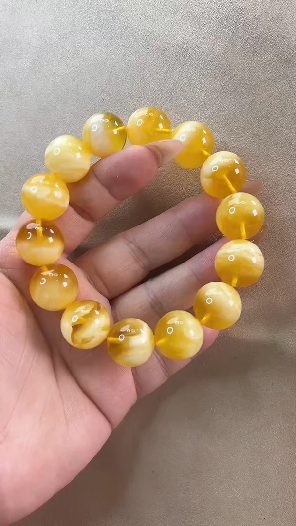 【闪购商品】琥珀手串未镶嵌手串