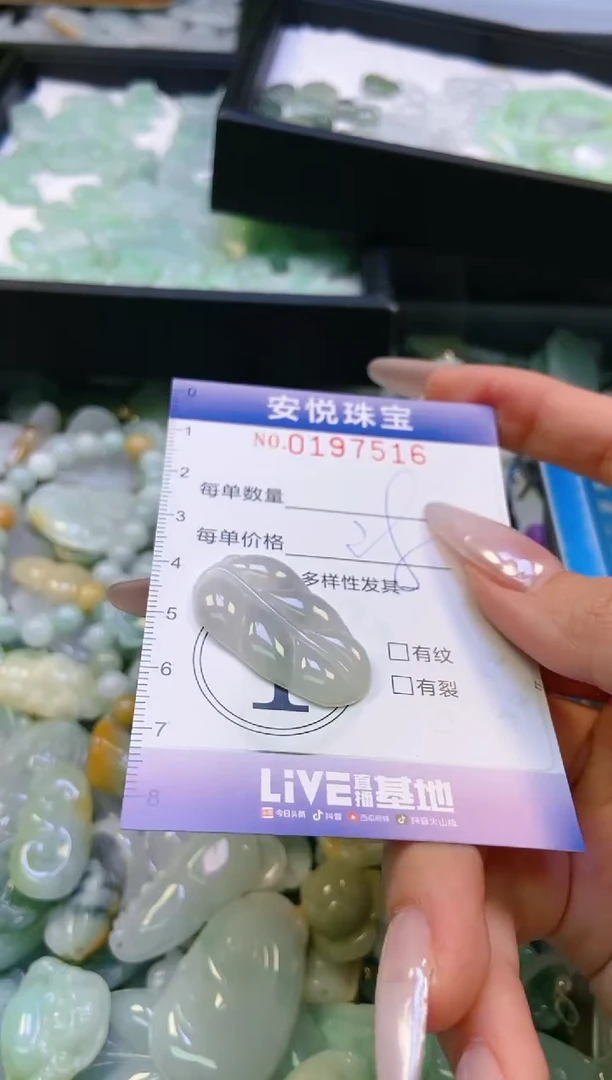 翡翠未镶嵌颈饰闪购0197516