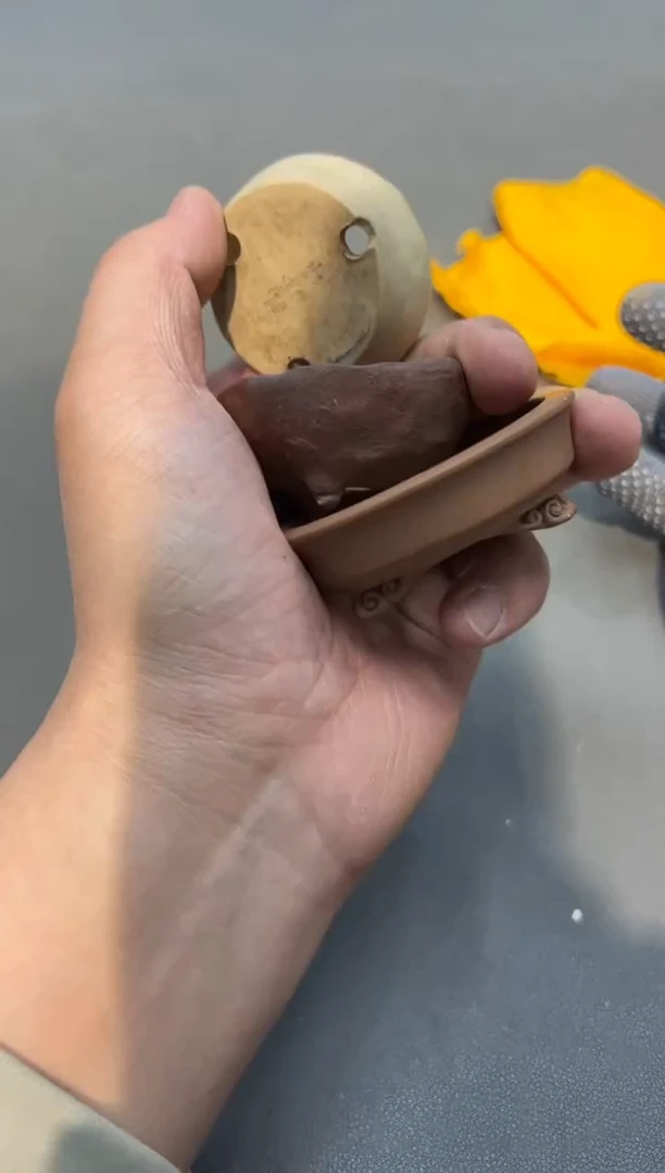 紫砂g****d工艺品小四孤品收藏