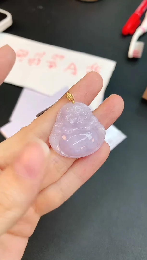【闪购商品】翡翠颈饰18K金镶嵌赠礼盒证书 小君