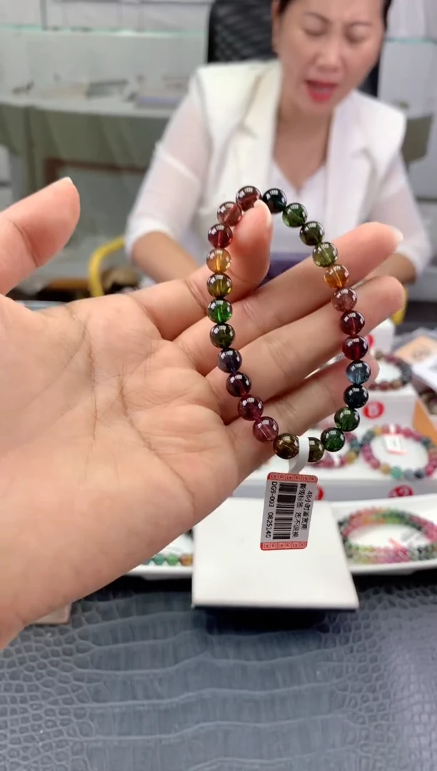 未镶嵌手串碧玺多样性发一条