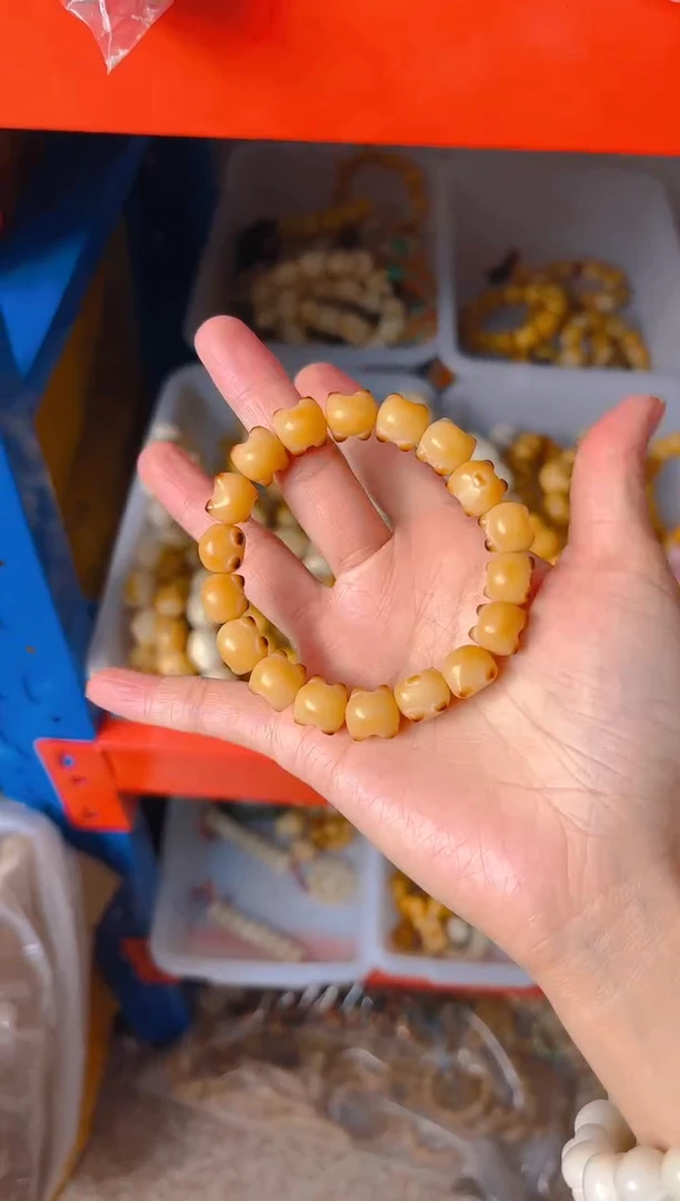 吊坠菩提根/象牙果风化柯基屁屁单圈