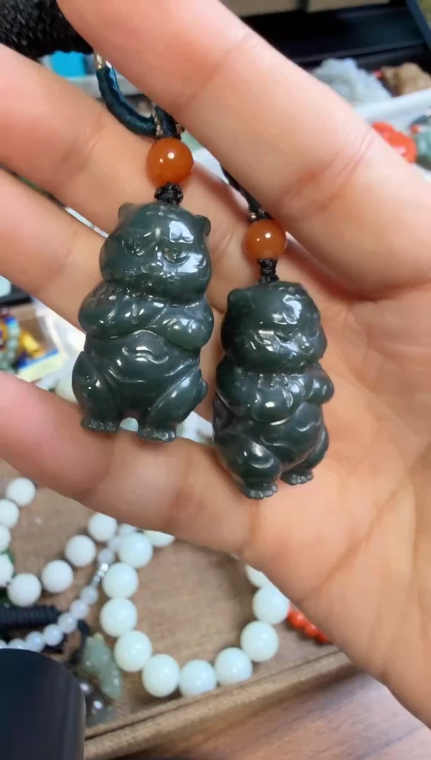 未镶嵌和田玉挂件LUCC-009多样性发货发其一