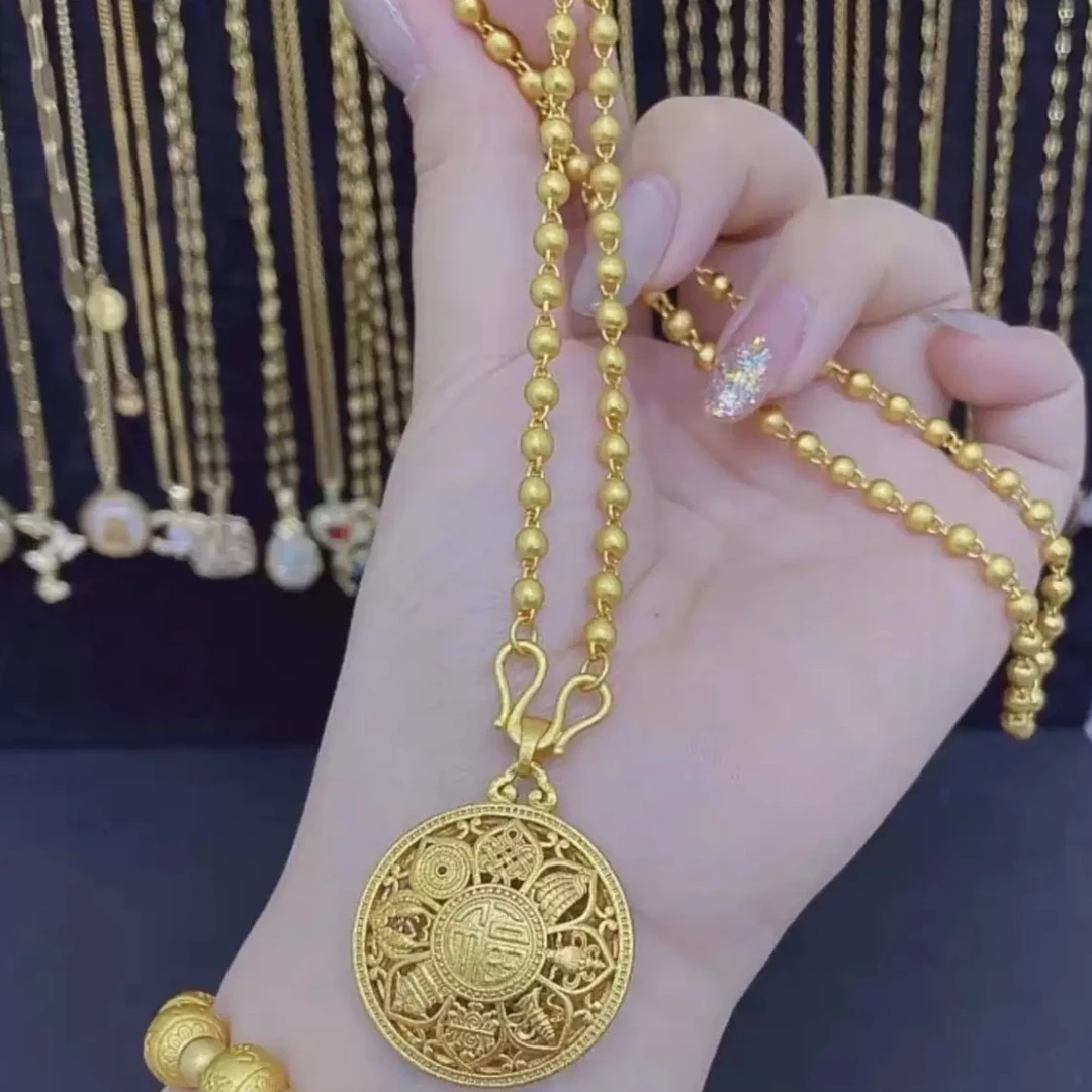 【古法项坠】镂空设计吊坠中古百搭毛衣链传承