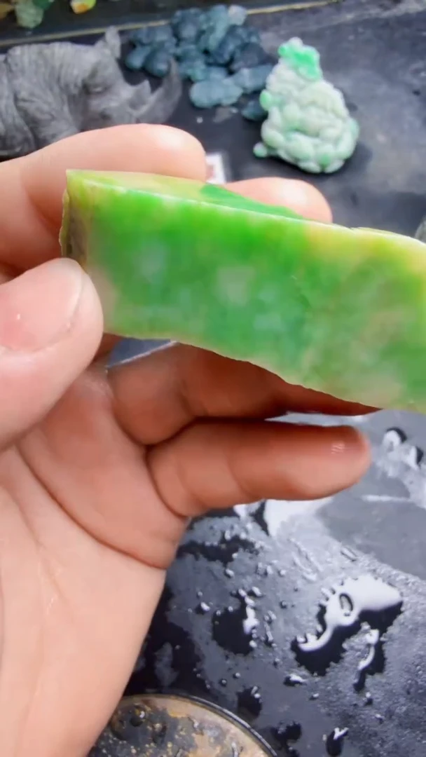 未镶嵌挂件翡翠天然翡翠049