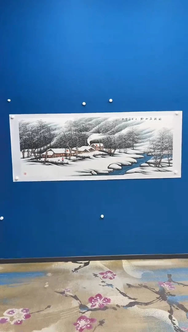 国画张-展览原作雪景/无框/W