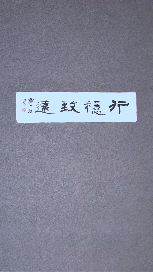 书法 杨小立河南南阳69*17一平尺
