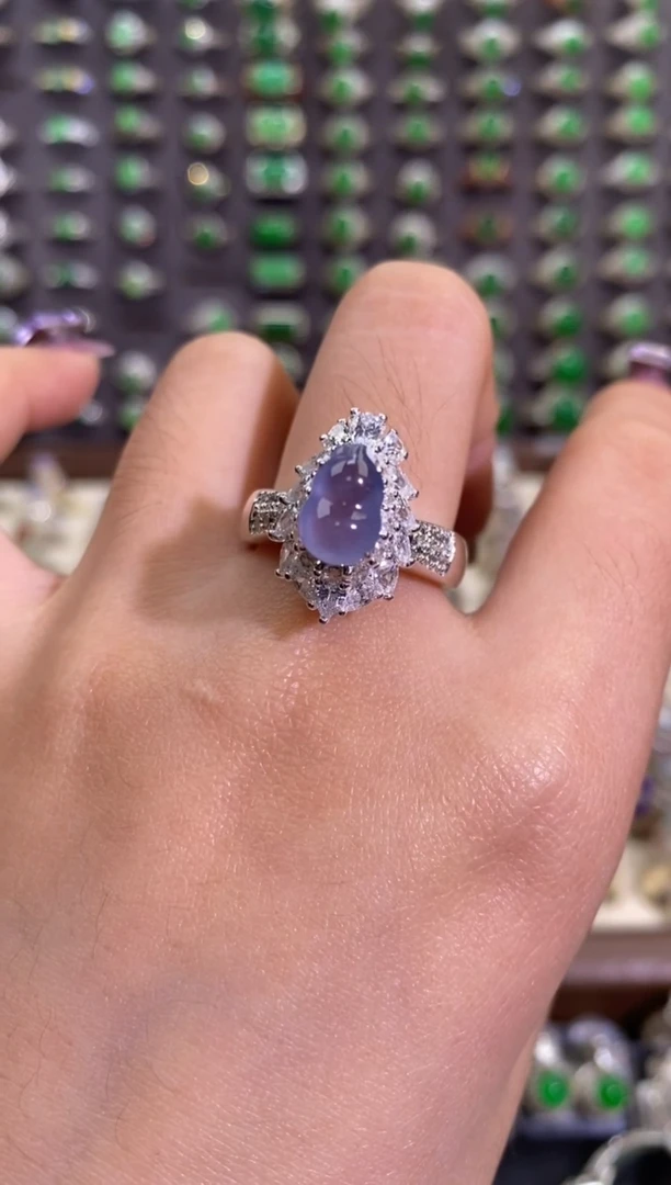 未镶嵌戒指翡翠天然缅甸A货翡翠未镶嵌 粉丝福利