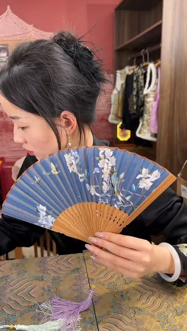 【闪购商品】刺绣苏绣非遗双面绣折扇